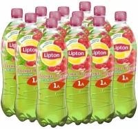 Чай Lipton (Липтон) зеленый Лесные ягоды 1,0 л х 12 бутылок, пэт