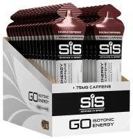 Гель питьевой SCIENCE IN SPORT (SiS) GO Energy 150mg caffeine 30 x 60 мл + кофеин, Двойной эспрессо