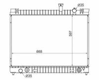 Радиатор NISSAN ARMADA/TITAN/QX56 04-, NS0009QX56 Sat NS0009-QX56