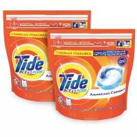 Tide капсулы Все в 1 PODs Альпийская Cвежесть, пакет, 2 уп., 45 шт