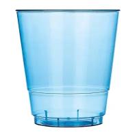 Комус стаканы одноразовые, пластиковые Кристалл, 200 мл, 50 шт., синий