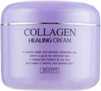 Jigott Collagen Healing Cream Ночной омолаживающий лечебный крем для лица с коллагеном, 100 г