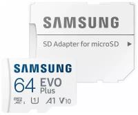 Карта памяти SAMSUNG MICRO SDXC EVO+ 64GB V10 W/A MB-MC64KA/EU