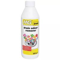 HG жидкость для удаления неприятных запахов труб, 0.5 л
