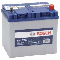 Аккумулятор автомобильный Bosch S4 024 6СТ-60 обр. (75D23L) 232x172x225