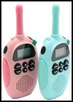 Игровой набор Рации детские 2 шт (голубая и розовая)/ Игровые телефоны / радиостанция