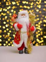 Российский Дед Мороз в красной шубе, 30 см, арт. E2102112-30