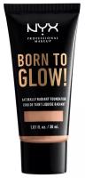 NYX professional makeup Тональный крем Born to glow!, 30 мл, оттенок: Medium Buff