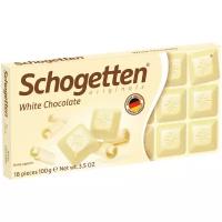 Шоколадная плитка Schogetten White белый порционный, 100 г
