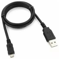 Data-кабели Cablexpert Кабель Cablexpert CC-mUSB2D-1M, microUSB - USB, 2.4 А, 1 м, двусторонний, черный