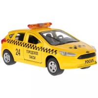 Такси ТЕХНОПАРК Ford Focus SB-17-81-FF-T-WB 1:32, 12 см, желтый