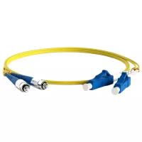 Кабель Hyperline FC-D2-9-FC/UR-LC/UR-H-10M-LSZH, 10 м, желтый