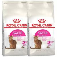 ROYAL CANIN SAVOR EXIGENT для привередливых взрослых кошек (2 + 2 кг)