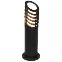 De Markt уличный светильник Уран 803040401, E27, 95 Вт, цвет арматуры: черный, цвет плафона белый