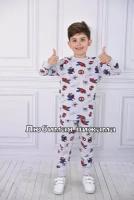 Супер пижама с для мальчика со штанами 
