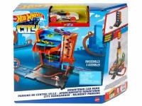 Mattel Крытая парковка Hot Wheels City HDR28, оранжевый/синий