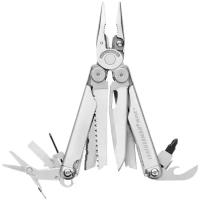 Мультитул пассатижи LEATHERMAN Wave plus (832524/832526) с чехлом серебристый