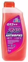 Антифриз AGA Z40 G12++ красный -40°С 1 кг