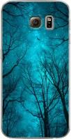 Силиконовый чехол на Samsung Galaxy S6 edge / Самсунг Галакси С 6 Эдж Сказочный лес
