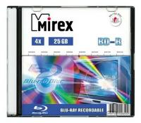 Диск Mirex BD-R Slim Case (1шт.) Blu-ray 25 Gb 4x (UL141002A4S)