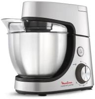 Кухонный комбайн Moulinex QA51AD Masterchef Gourmet, 1100 Вт, серебристый/черный