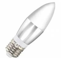 Лампа светодиодная свеча фигурная E27, 7Вт, дневной белый,220В, матовая.Комплект из 5 штук