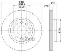 Диск Тормозной Audi A3 03-/Skoda Octavia/Vw Golf V/Vi/Jetta Iii Передний D=280мм HELLA PAGID арт. 8DD 355 109-561