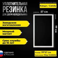 Уплотнительная резина для двери холодильника Канди / Candy, размер 99*57