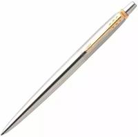 Parker Ручка шариковая Parker Jotter Core K691 Stainless Steel GT M, корпус из нержавеющей стали, серебристый глянцевый