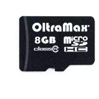 Карта памяти microSD 8 ГБ OltraMax Class 10 ( OM008GCSDHC10-W/A-AD )