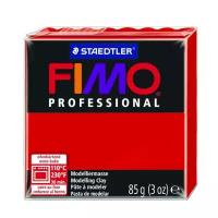 Полимерная глина FIMO Professional запекаемая 85 г чисто-красный (8004-200) красный 85 г