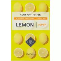 Etude House тканевая маска 0.2 Therapy Air Mask Lemon с экстрактом лимона, 20 мл