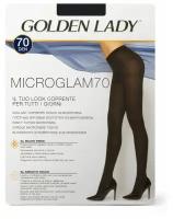 Колготки Golden Lady Micro Glam, 70 den, размер 2, черный