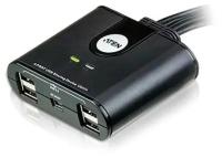 USB Переключатель ATEN US424 / US424-AT, 4-портовый USB 2.0 коммутатор для 4 периферийн. ATEN US424-AT