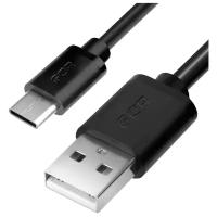 Кабель GreenConnect USB - USB Type-C (GCR-UC1AM-BB2S-1.0m)