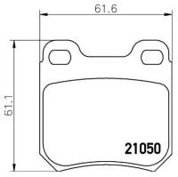 Колодки Торм. Trialli Opel Vectra B (95-)/Omega A (86-) Диск. Зад. (Pf 4083) Trialli арт. PF 4083