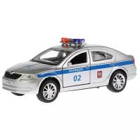 Полицейский автомобиль ТЕХНОПАРК Skoda Octavia Полиция (OCTAVIA-P) 1:32, 12 см