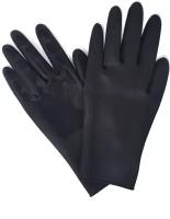 Перчатки резиновые для окрашивания, цвет черный