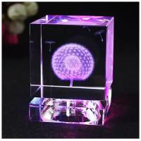 3D светильник Хрустальный куб 