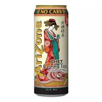 Чай AriZona Diet Green Tea with Ginseng, банка, 0.68 л