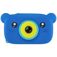 Фотоаппарат GSMIN Fun Camera Bear со встроенной памятью и играми, синий/голубой