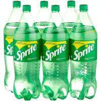 Газированный напиток Sprite, 2 л, пластиковая бутылка, 6 шт