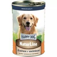 HAPPY DOG 410гр для собак Ягненок с индейкой Natur Line