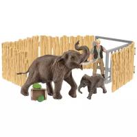 Игровой набор Schleich Уход за слоном 72111