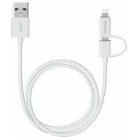 Дата-кабель DEPPA USB-8-PIN для APPLE, 1,2 М, белый 72203 DEPPA Deppa 72203