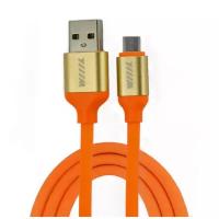 Кабель WIIIX USB - microUSB (CB120-UMU-10), 1.2 м, оранжевый