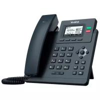 VoIP-телефон Yealink SIP-T31, 2 линии, 2 SIP-аккаунта, монохромный дисплей, черный