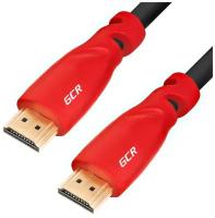 Кабель GCR HDMI - HDMI (GCR-HM3), 5 м, 1 шт., красный