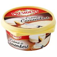 Сыр плавленый Creme de Camembert с белой плесенью 50% ТМ President (Президент)