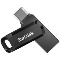 Флешка SanDisk Ultra Dual Drive Go USB Type-C 128 GB, 1 шт., черный